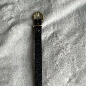 SNAKESKIN BELT